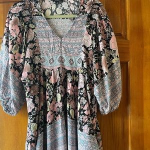Bohemian flowy dress